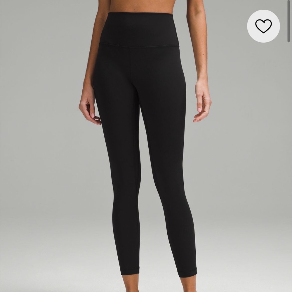 Lululemon Align High rise pant 25” in bright yellow color size 4